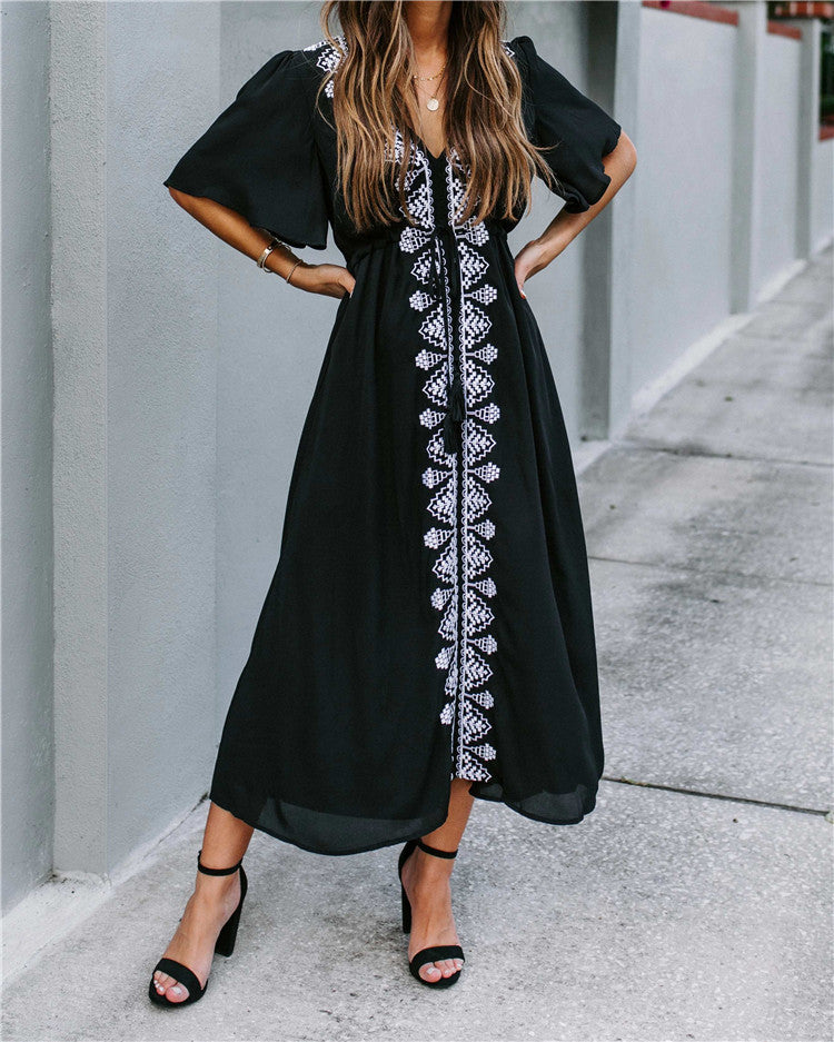 Kesperi –Robe Plage Yasmina Décolleté Plongeant