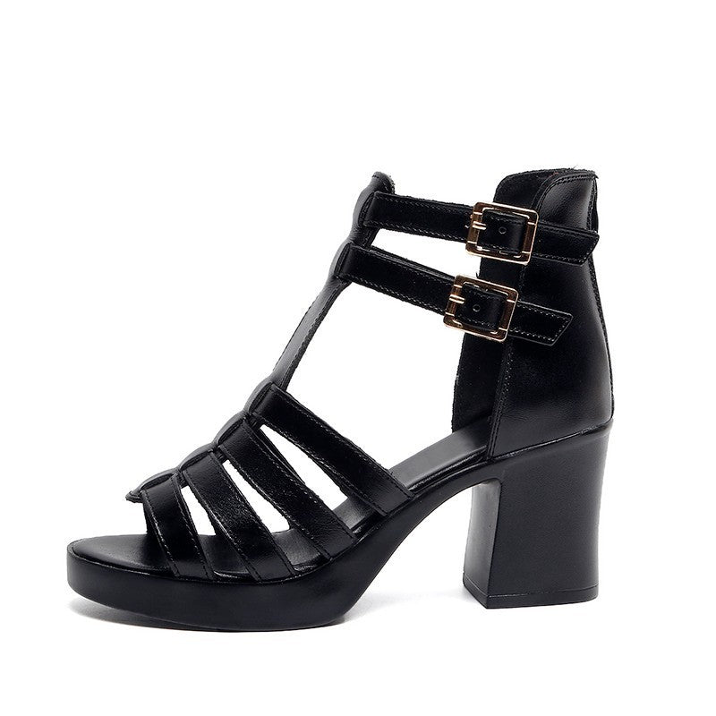 Kesperi –Sandales Femme Talon Épais