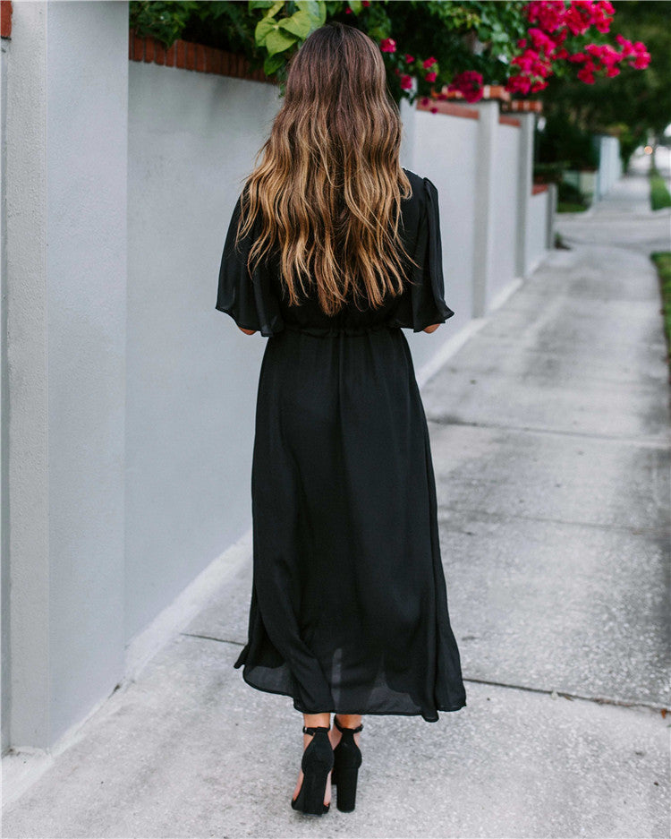 Kesperi –Robe Plage Yasmina Décolleté Plongeant