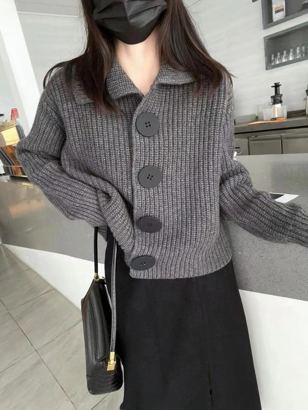 Kesperi – Cardigan en Cachemire Femme à Col V