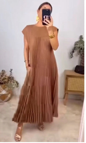 Kesperi –Robe Ample Unie Élégante