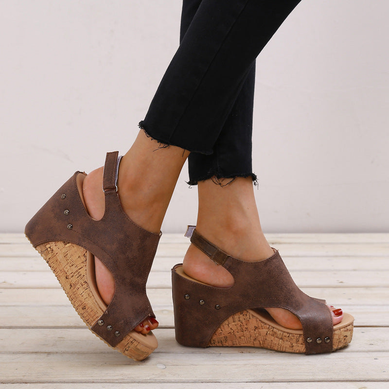 Sandales Romaines Femme à Bout Ouvert