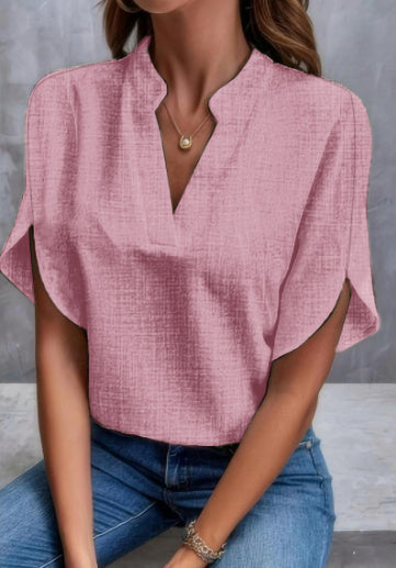 Kesperi –Blouse d'été femme en chiffon à manches courtes