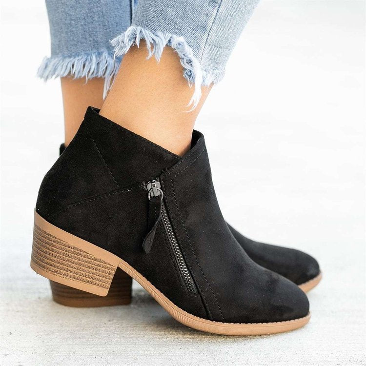 Kesperi – Bottines en Daim à Cheville