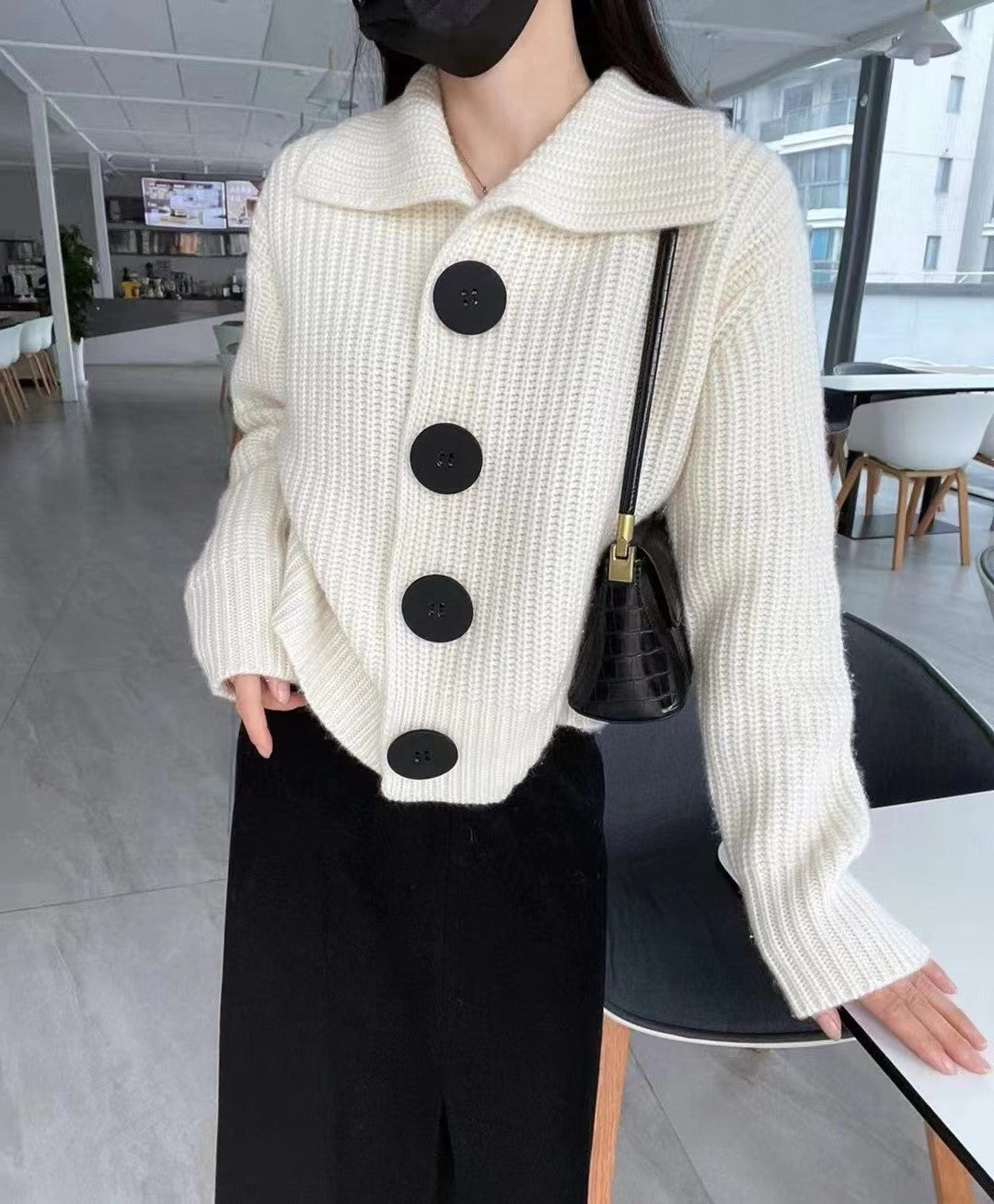 Kesperi – Cardigan en Cachemire Femme à Col V