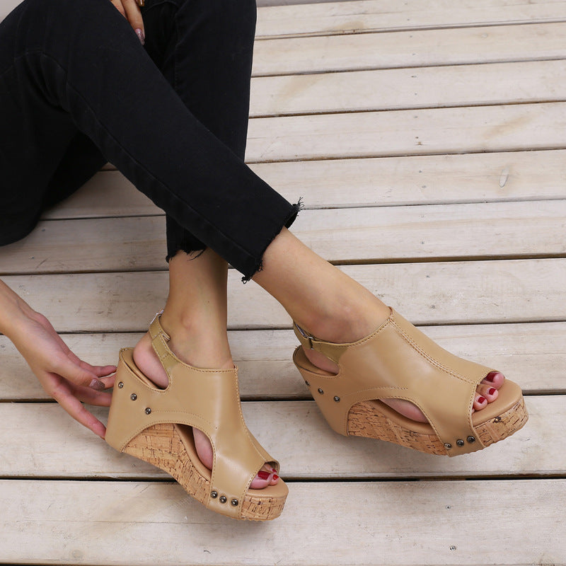 Sandales Romaines Femme à Bout Ouvert