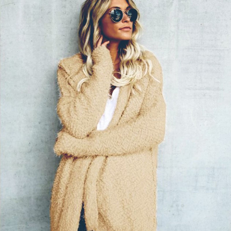 Veste cardigan à capuche femme
