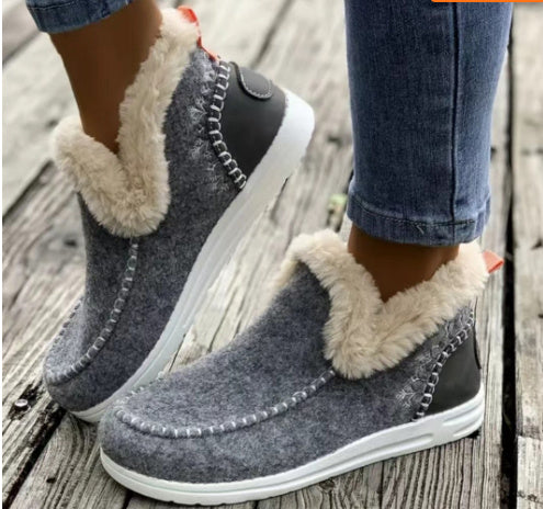 Bottes hiver polaire plates et chaudes