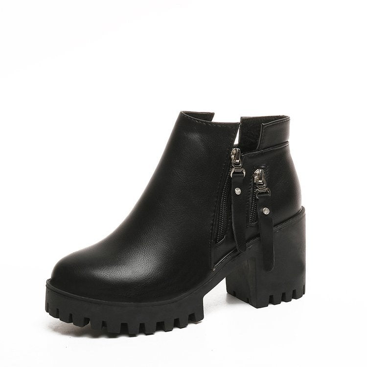 Kesperi – Bottines à Plateforme et Talon Épais