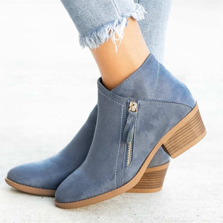 Kesperi – Bottines en Daim à Cheville