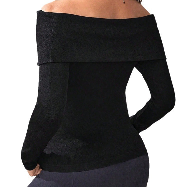 Kesperi –Haut de sport femme ajusté à manches longues