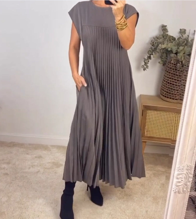 Kesperi –Robe Ample Unie Élégante