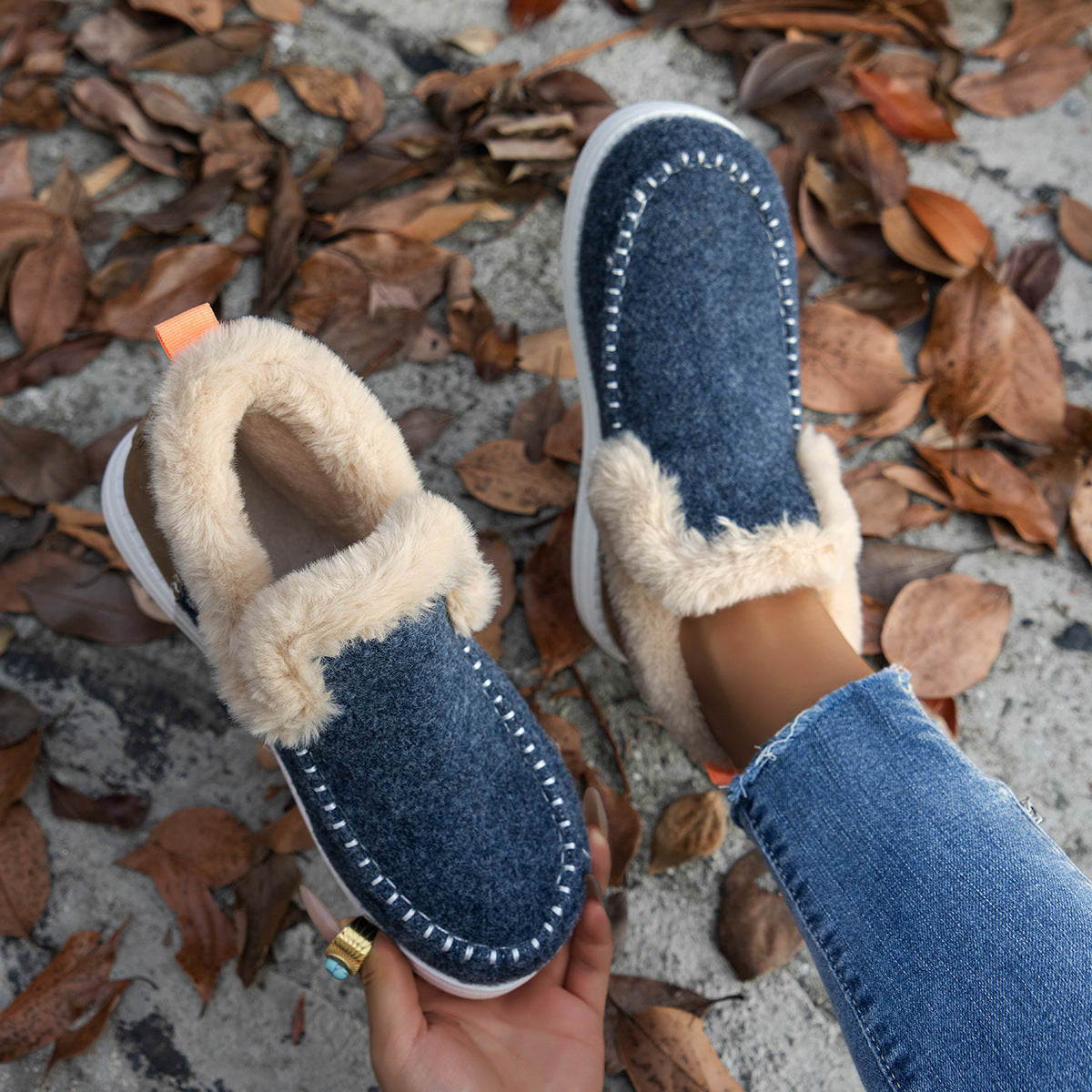 Bottes hiver polaire plates et chaudes