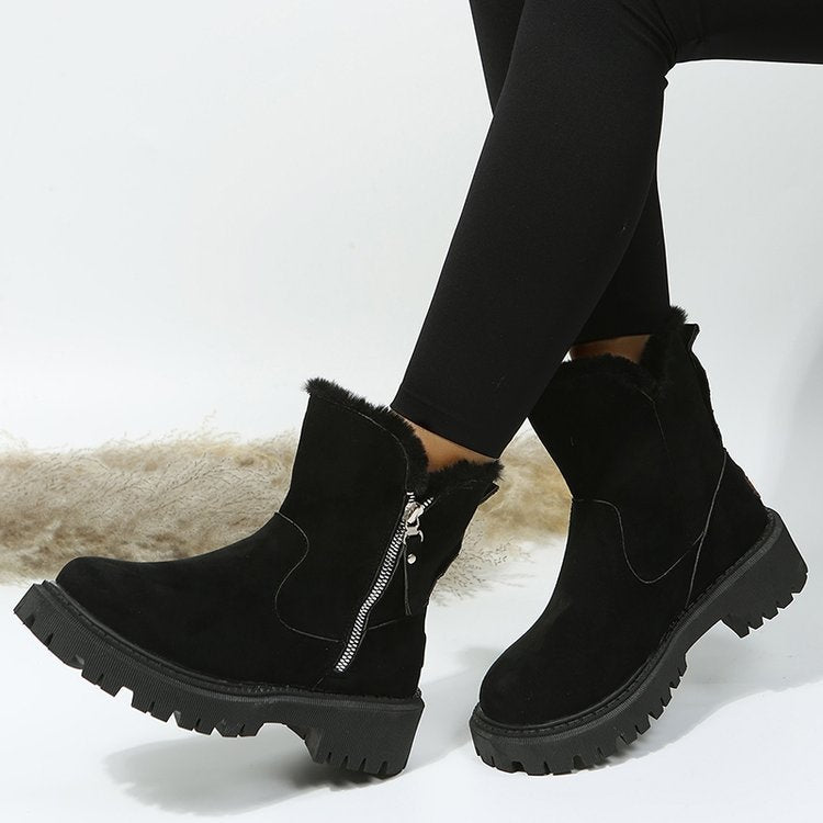 Bottes de Neige Femme Hiver