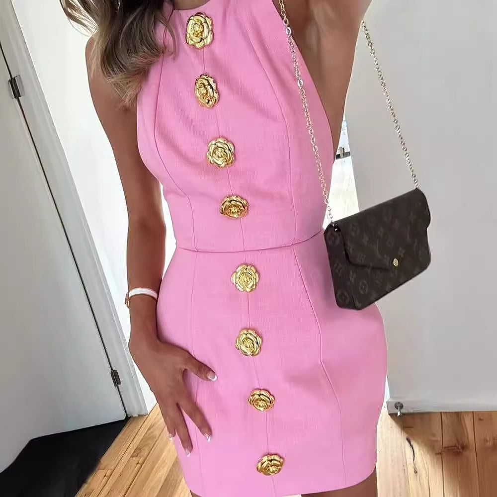 Robe dos nu éclatante "rebecca" de Kesperi