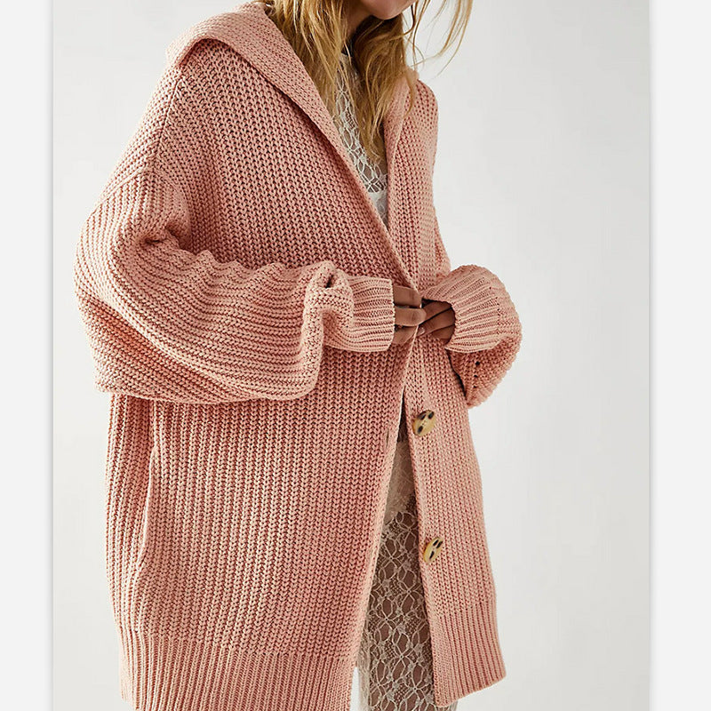 Kesperi – Gilet Tricoté Femme à Col Revers