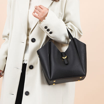 Kesperi – Sac Seau à Main en Cuir Véritable