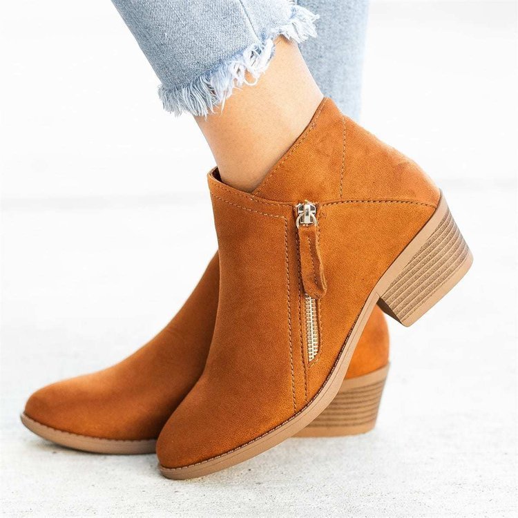 Kesperi – Bottines en Daim à Cheville
