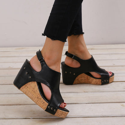 Sandales Romaines Femme à Bout Ouvert