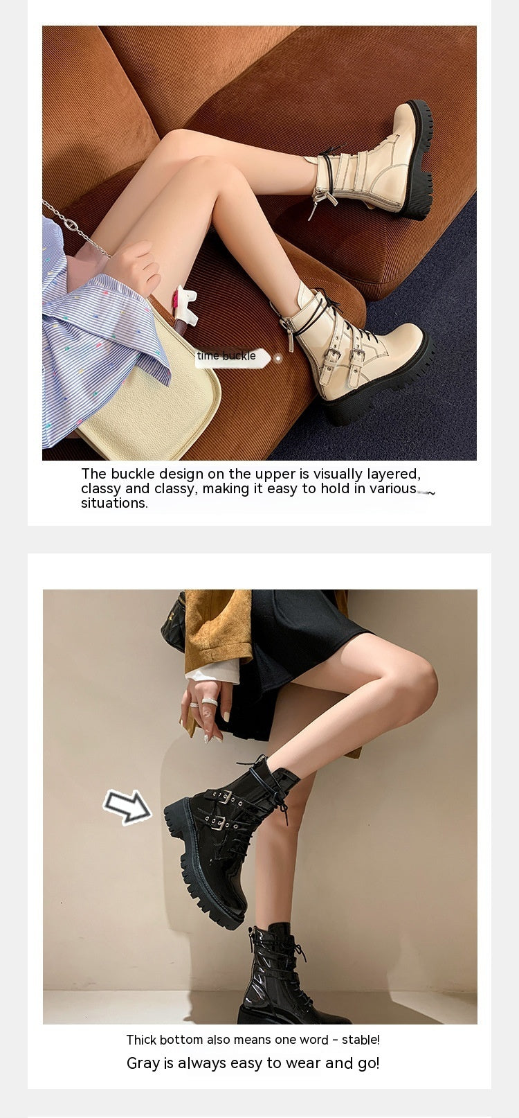 Kesperi – Bottines Motardes Femme