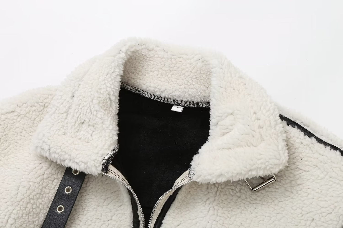 Kesperi –Veste femme en patchwork laine d’agneau