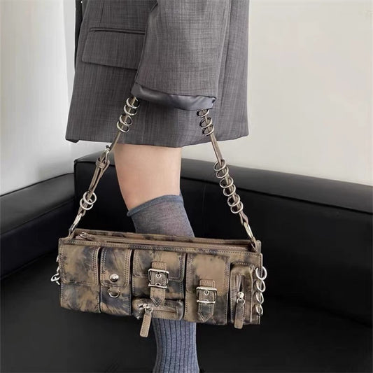 Kesperi – Sac Long à Épaule Multi-poches