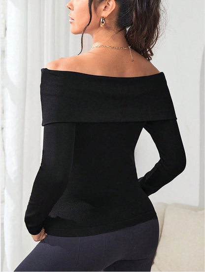 Kesperi –Haut de sport femme ajusté à manches longues