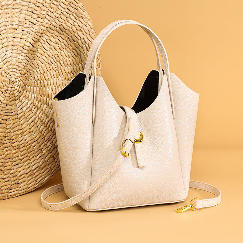 Kesperi – Sac Seau à Main en Cuir Véritable