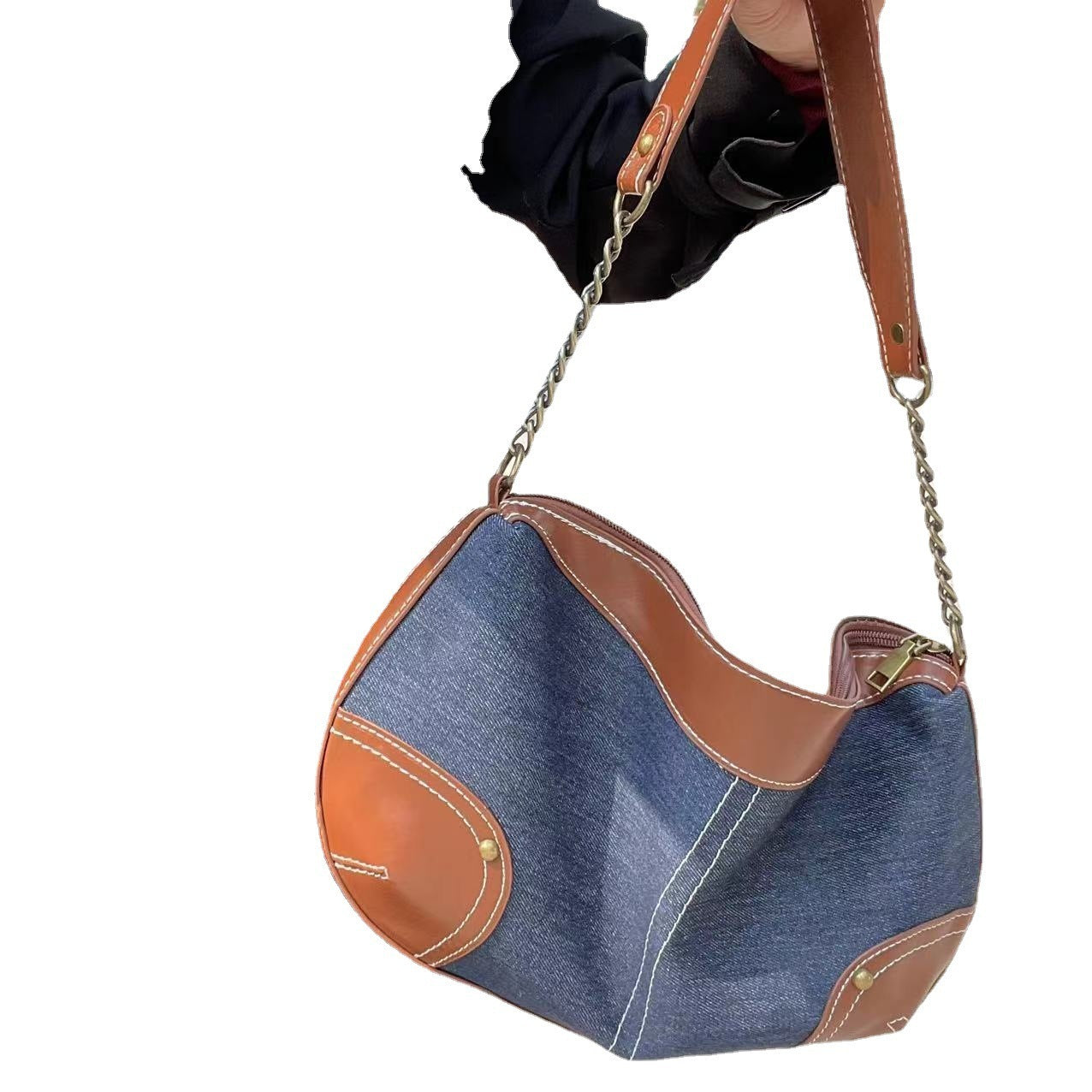 Kesperi – Sac Denim en Forme de Ravioli