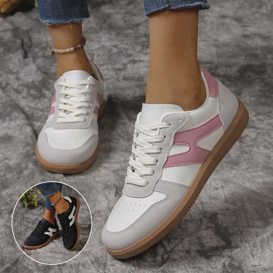 Kesperi – Chaussures Plates Colorblock à Lacets