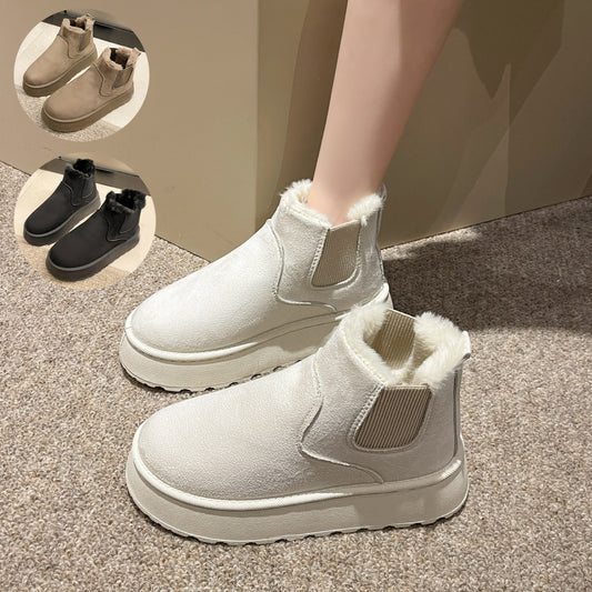 Bottes Fourrées Plates Femme