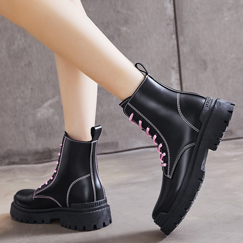 Kesperi –Bottes Martin Hautes Style Britannique