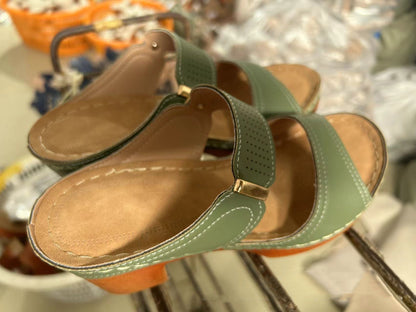 Sandales femme décontractées à talons hauts