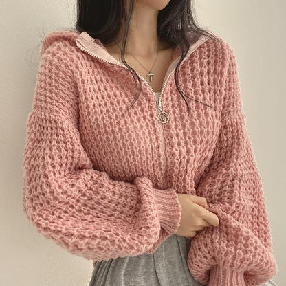 Kesperi – Manteau à Capuche Court pour Femme