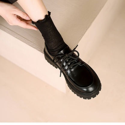 Kesperi –Chaussures à Lacets Femme Semelle Épaisse