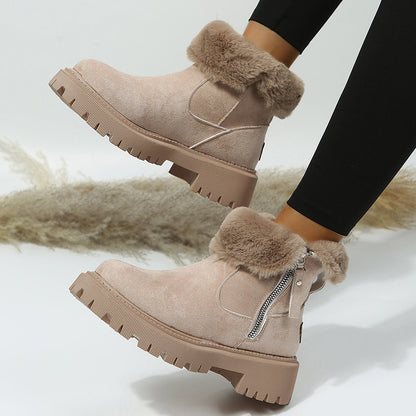 Bottes de Neige Femme Hiver