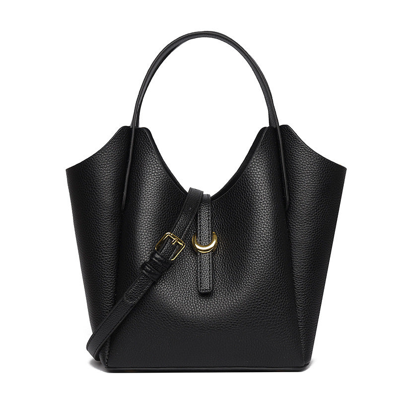 Kesperi – Sac Seau à Main en Cuir Véritable
