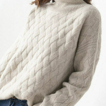 Pull Col Roulé Épais Femme pour l'Automne