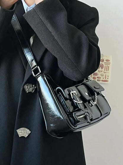 Kesperi – Sac Bandoulière Moto Chaîne Style Hongkongais