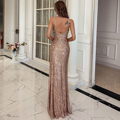 Kesperi –Robe de Soirée Maxi à Sequins