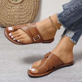 Sandales Femme à Semelle Plate – Style Décontracté
