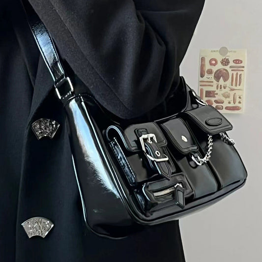 Kesperi – Sac Bandoulière Moto Chaîne Style Hongkongais