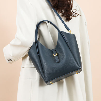 Kesperi – Sac Seau à Main en Cuir Véritable