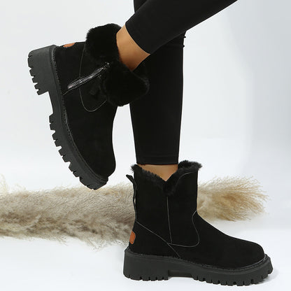 Bottes de Neige Femme Hiver